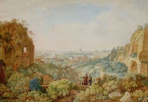 Vue de Rome depuis le palais des Césars - Henri L